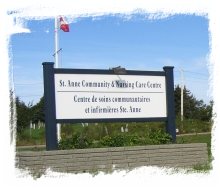 Sign at St. Anne Centre